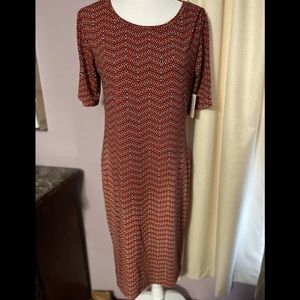 LuLaRoe Julia Dress L